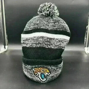 New Era 47 Jacksonville Jaguars Beanie Knit Hat Pom NFL Winter Warm Football